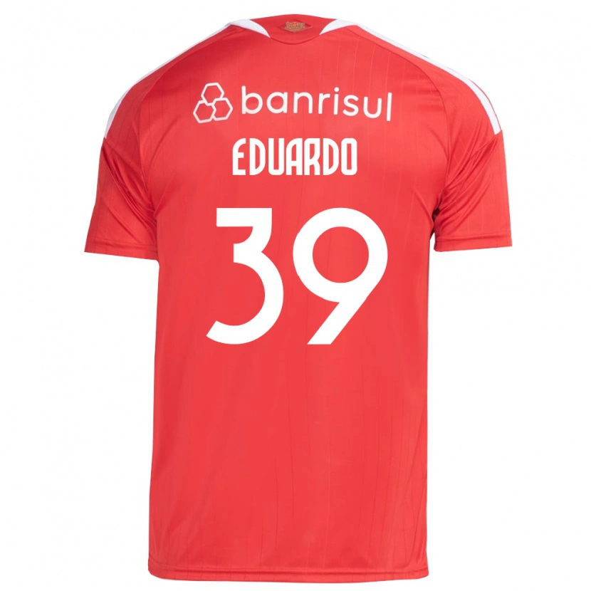 Danxen Mulher Camisola Carlos Eduardo #39 Vermelho Branco Principal 2026/27 Camisa