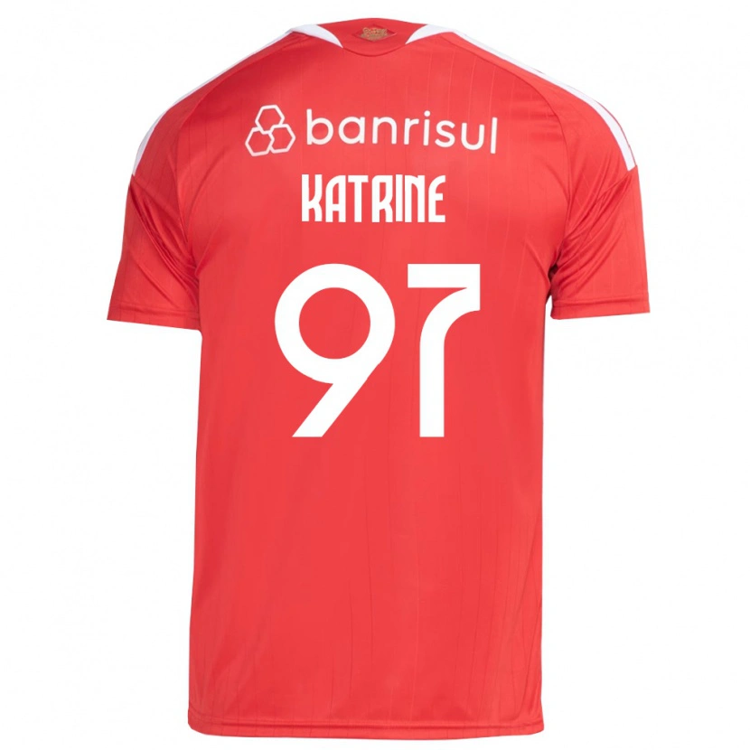 Danxen Mulher Camisola Katrine #97 Vermelho Branco Principal 2026/27 Camisa
