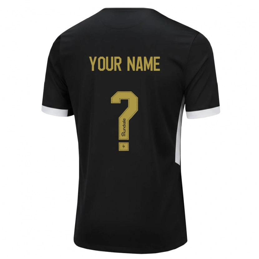 Danxen Mulher Camisola Seu Nome #0 Preto Branco Amarelo Principal 2026/27 Camisa