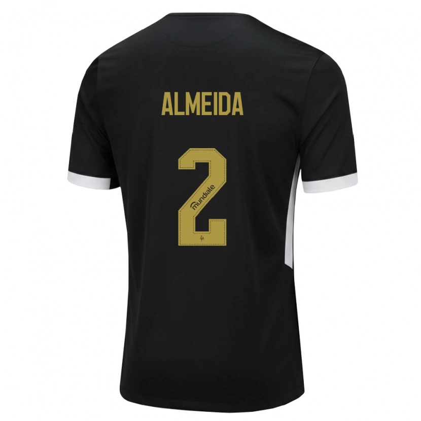 Danxen Mulher Camisola Samuel Almeida #2 Preto Branco Amarelo Principal 2026/27 Camisa