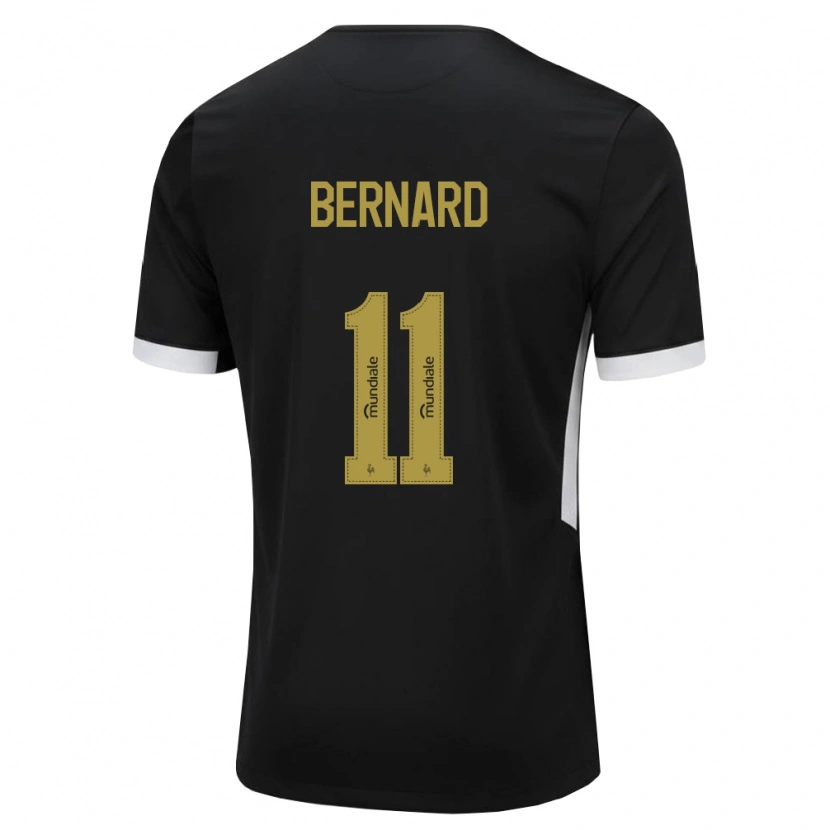 Danxen Mulher Camisola Bernard Anício Caldeira Duarte #11 Preto Branco Amarelo Principal 2026/27 Camisa