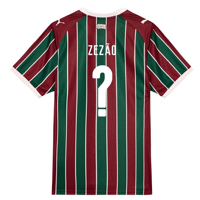 Danxen Mulher Camisola Zezão #0 Verde Borgonha Branco Principal 2026/27 Camisa
