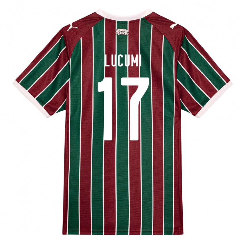 Danxen Mulher Camisola Jan Lucumi #17 Verde Borgonha Branco Principal 2026/27 Camisa