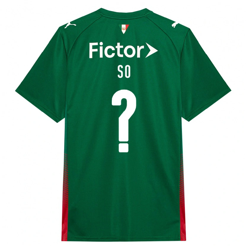 Danxen Mulher Camisola Fábio Só #0 Verde Vermelho Branco Principal 2026/27 Camisa
