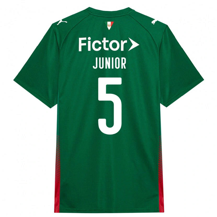 Danxen Mulher Camisola Amilton Junior #5 Verde Vermelho Branco Principal 2026/27 Camisa