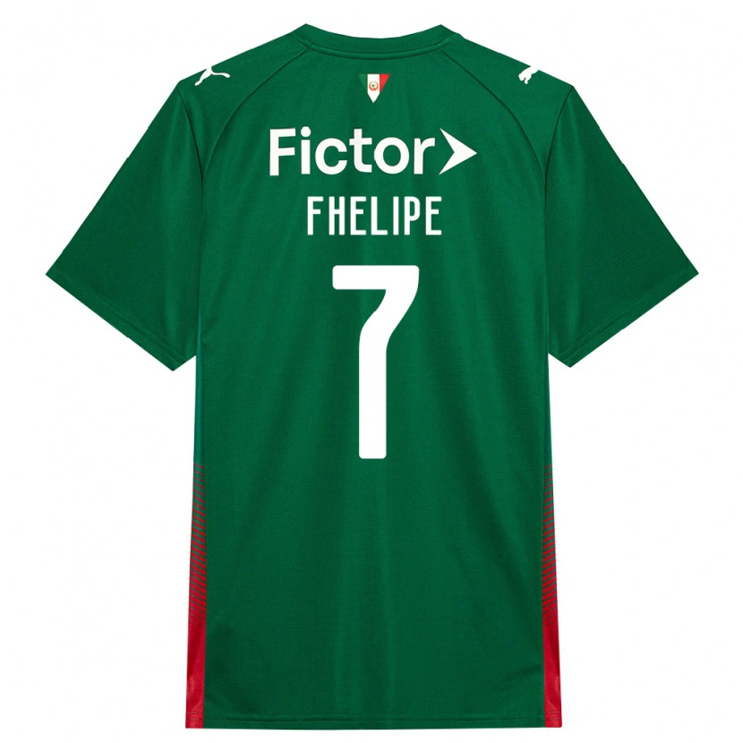 Danxen Mulher Camisola Luis Fhelipe #7 Verde Vermelho Branco Principal 2026/27 Camisa