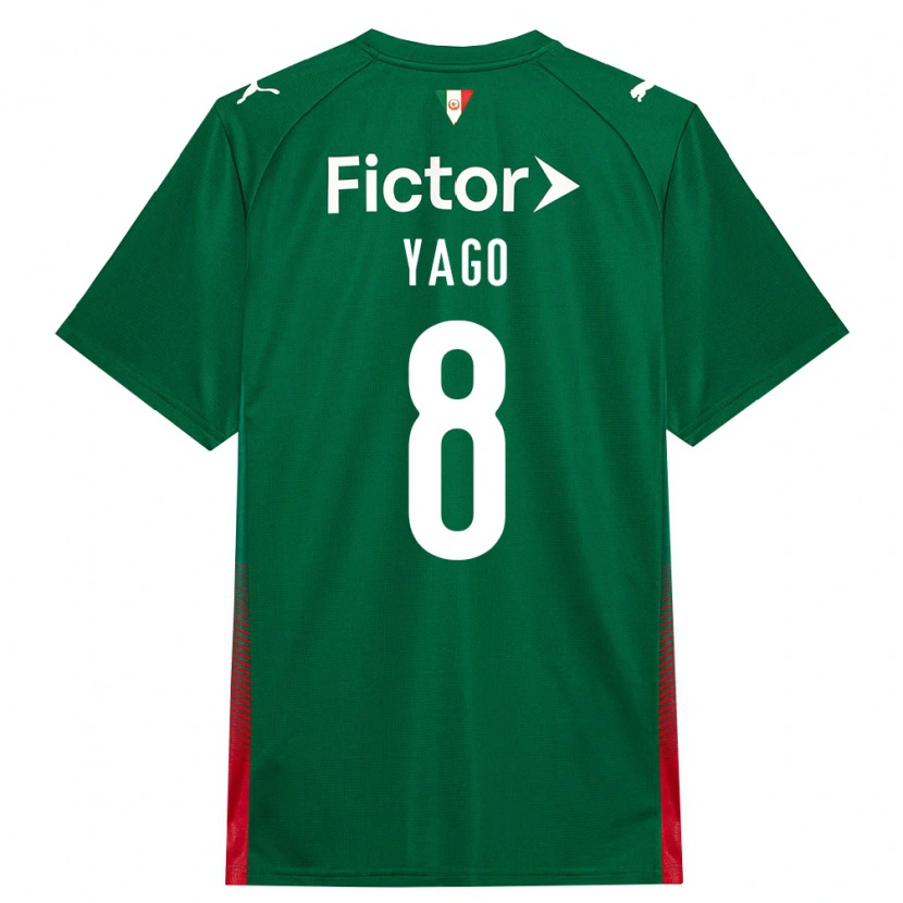 Danxen Mulher Camisola Ruan Yago #8 Verde Vermelho Branco Principal 2026/27 Camisa