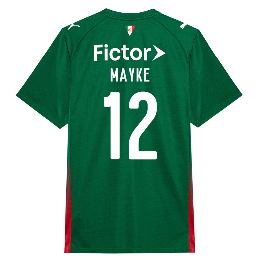 Danxen Mulher Camisola Mayke #12 Verde Vermelho Branco Principal 2026/27 Camisa