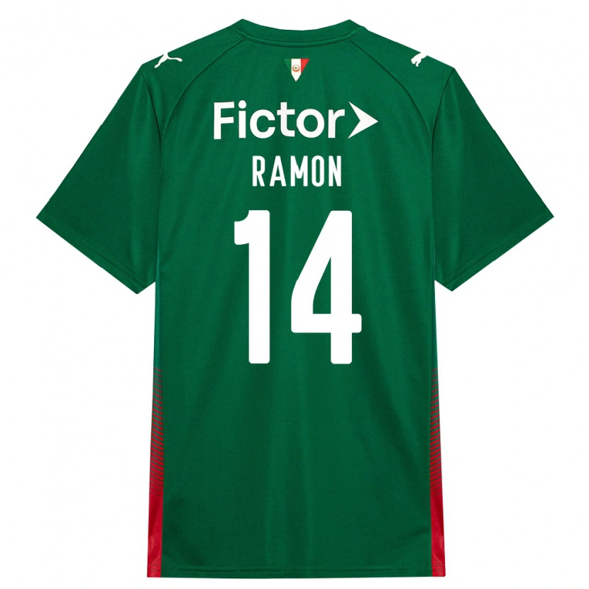 Danxen Mulher Camisola Luccas Ramon #14 Verde Vermelho Branco Principal 2026/27 Camisa