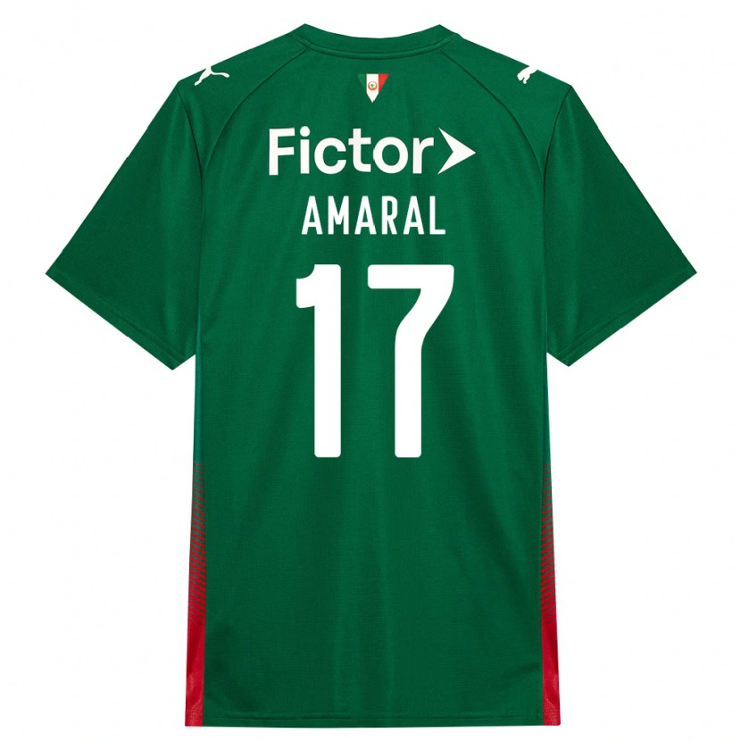 Danxen Mulher Camisola Isadora Amaral #17 Verde Vermelho Branco Principal 2026/27 Camisa