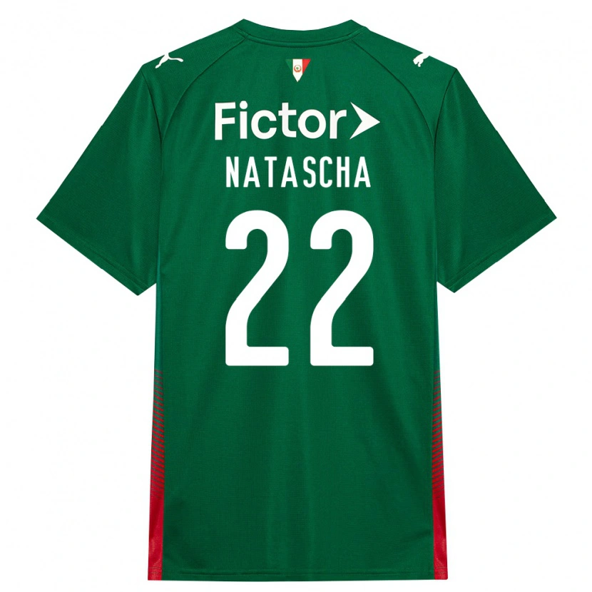 Danxen Mulher Camisola Natascha #22 Verde Vermelho Branco Principal 2026/27 Camisa