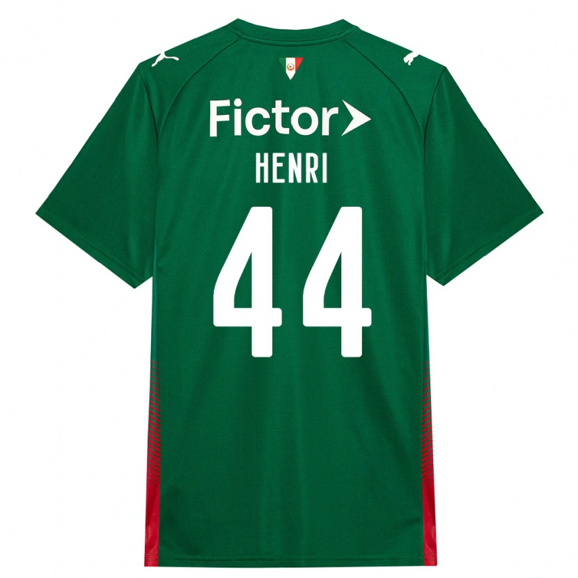 Danxen Mulher Camisola Henri #44 Verde Vermelho Branco Principal 2026/27 Camisa