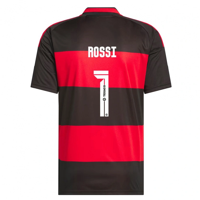 Danxen Mulher Camisola Agustín Rossi #1 Vermelho Preto Branco Principal 2026/27 Camisa