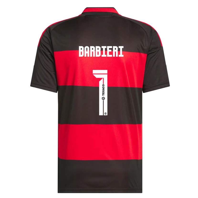 Danxen Mulher Camisola Gabi Barbieri #1 Vermelho Preto Branco Principal 2026/27 Camisa