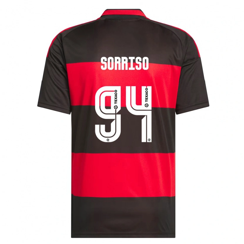 Danxen Mulher Camisola Sorriso #94 Vermelho Preto Branco Principal 2026/27 Camisa