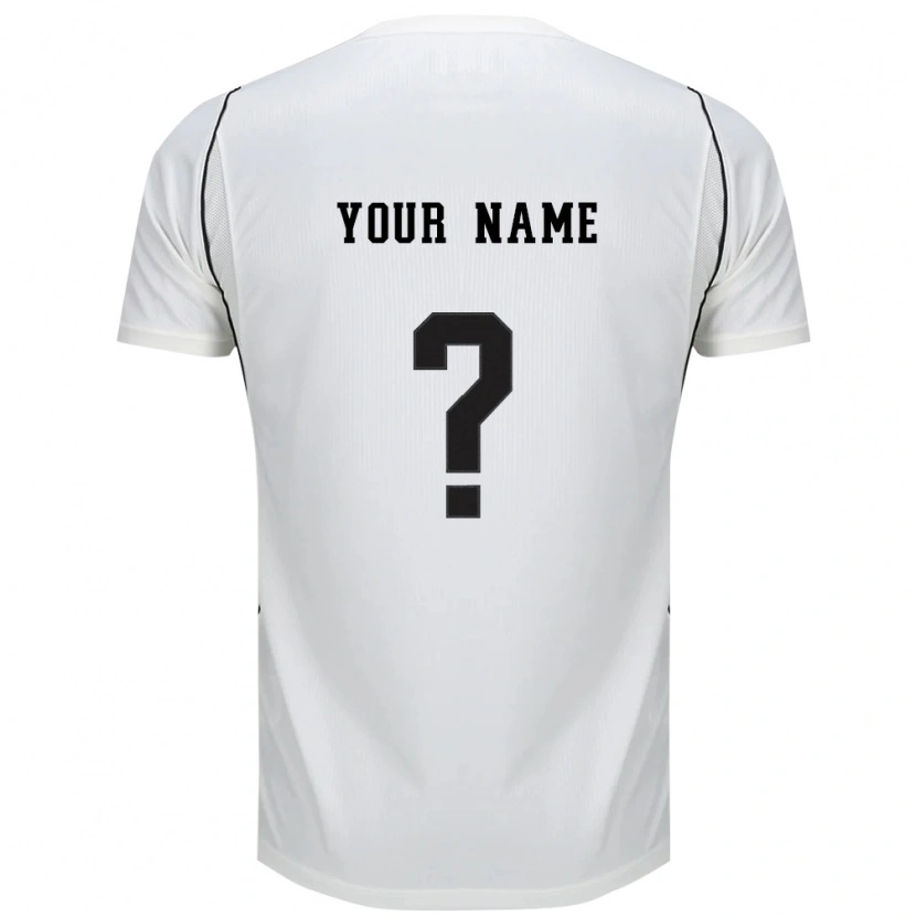 Danxen Mulher Camisola Seu Nome #0 Branco Preto Vermelho Principal 2026/27 Camisa