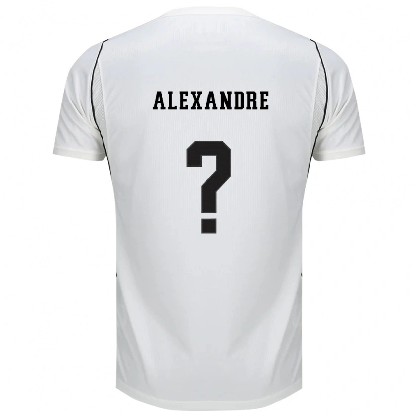 Danxen Mulher Camisola Matheus Alexandre #0 Branco Preto Vermelho Principal 2026/27 Camisa