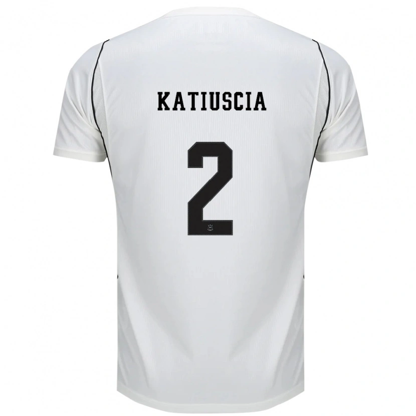 Danxen Mulher Camisola Katiuscia #2 Branco Preto Vermelho Principal 2026/27 Camisa