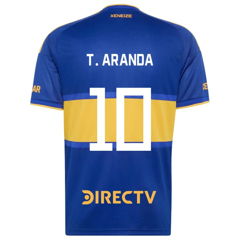 Danxen Mulher Camisola Tomás Aranda #10 Azul Real Amarelo Principal 2026/27 Camisa