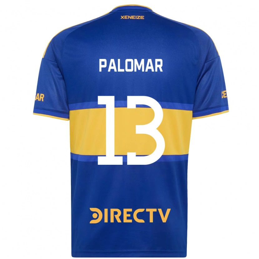 Danxen Mulher Camisola Estefania Palomar #13 Azul Real Amarelo Principal 2026/27 Camisa