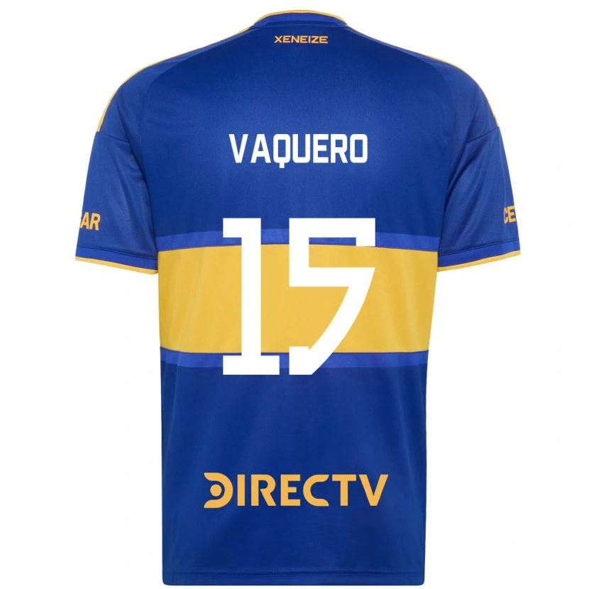 Danxen Mulher Camisola Ivan Vaquero #15 Azul Real Amarelo Principal 2026/27 Camisa
