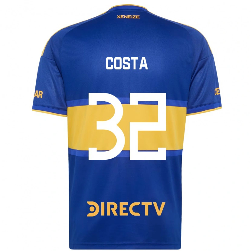 Danxen Mulher Camisola Ayrton Costa #32 Azul Real Amarelo Principal 2026/27 Camisa