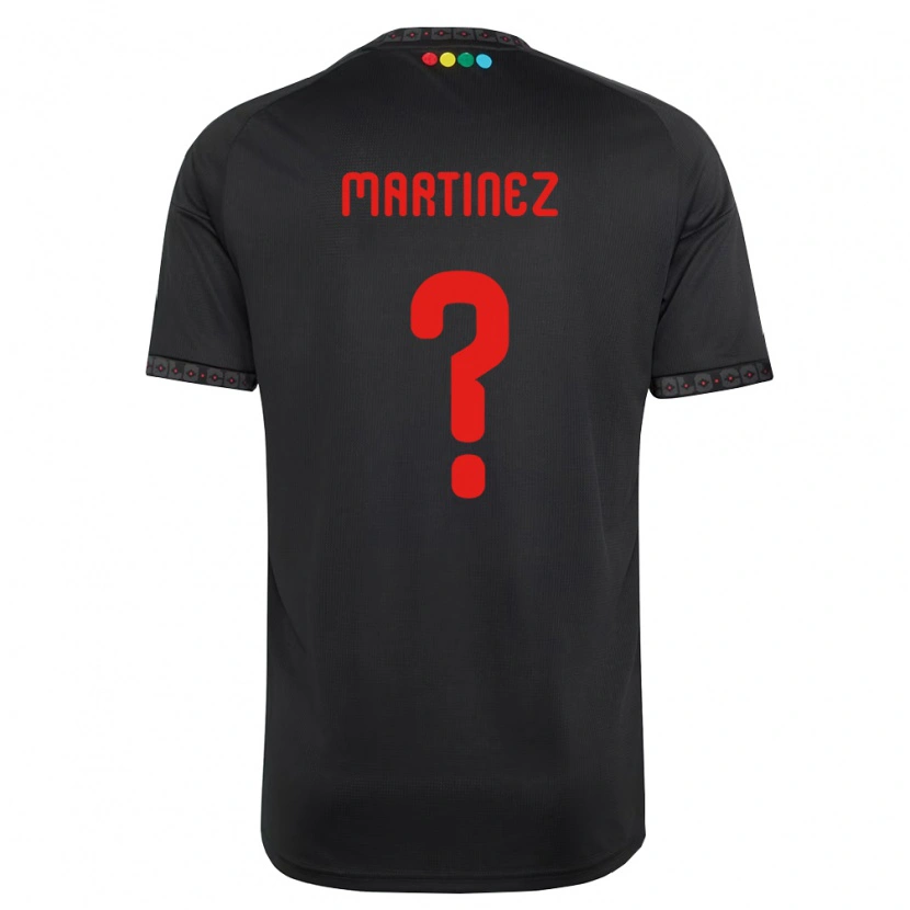 Danxen Mulher Camisola Ivan Martinez #0 Preto Vermelho Alternativa 2026/27 Camisa