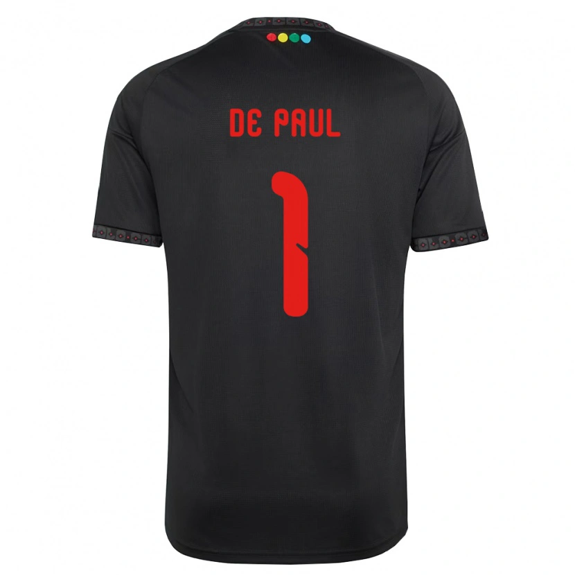 Danxen Mulher Camisola Fernando De Paul #1 Preto Vermelho Alternativa 2026/27 Camisa