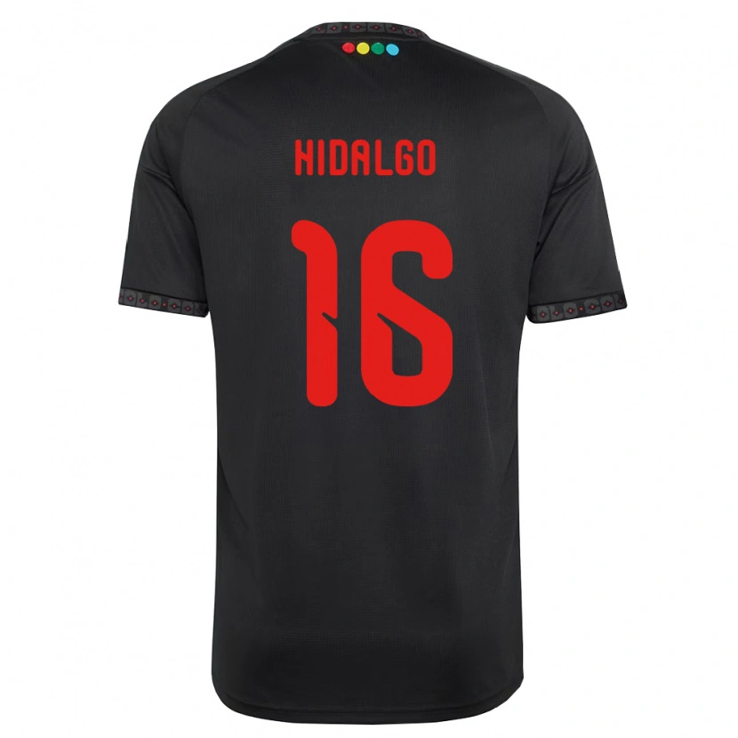 Danxen Mulher Camisola Fernanda Hidalgo #16 Preto Vermelho Alternativa 2026/27 Camisa