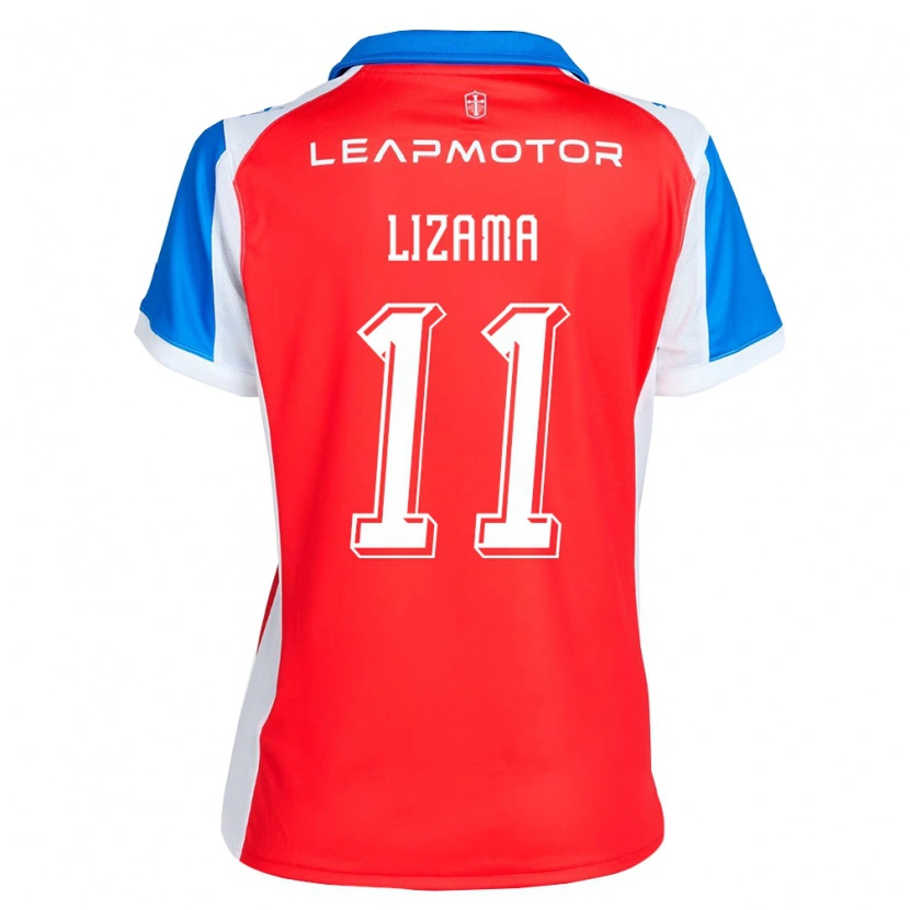 Danxen Mulher Camisola Bayron Lizama #11 Vermelho Azul Alternativa 2026/27 Camisa