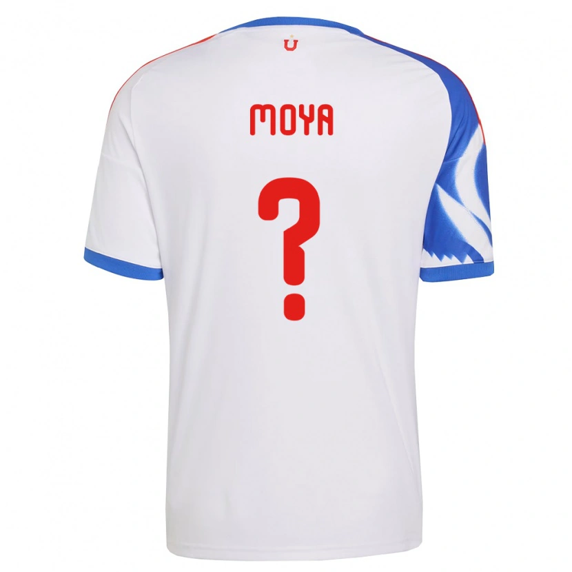 Danxen Mulher Camisola Flavio Moya #0 Branco Azul Marinho Alternativa 2026/27 Camisa