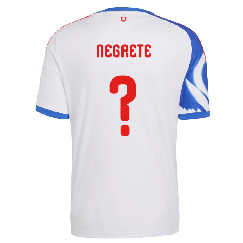 Danxen Mulher Camisola Salvador Negrete #0 Branco Azul Marinho Alternativa 2026/27 Camisa