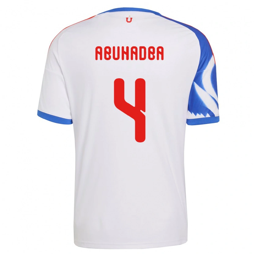 Danxen Mulher Camisola Zacarías Abuhadba #4 Branco Azul Marinho Alternativa 2026/27 Camisa