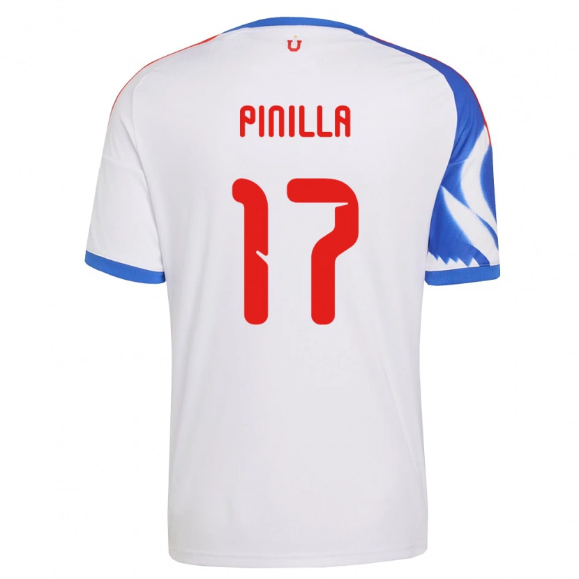 Danxen Mulher Camisola Fernanda Pinilla #17 Branco Azul Marinho Alternativa 2026/27 Camisa