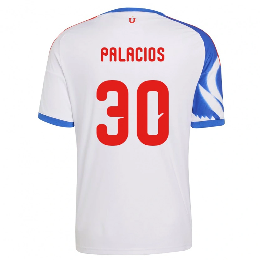 Danxen Mulher Camisola Cristian Palacios #30 Branco Azul Marinho Alternativa 2026/27 Camisa