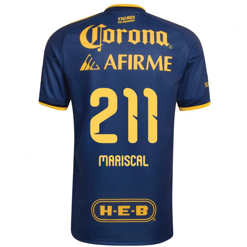 Danxen Mulher Camisola Kevin Mariscal #211 Azul Real Amarelo Alternativa 2026/27 Camisa