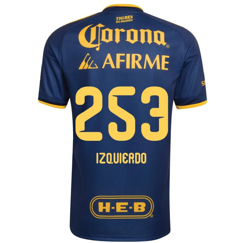 Danxen Mulher Camisola Diego Izquierdo #253 Azul Real Amarelo Alternativa 2026/27 Camisa