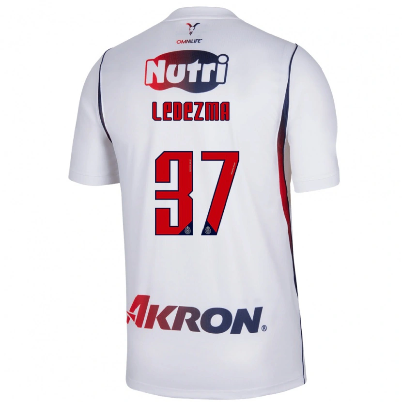 Danxen Mulher Camisola Richard Ledezma #37 Branco Azul Marinho Vermelho Alternativa 2026/27 Camisa
