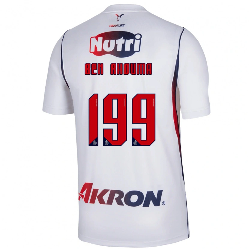 Danxen Mulher Camisola Anwar Ben Rhouma #199 Branco Azul Marinho Vermelho Alternativa 2026/27 Camisa
