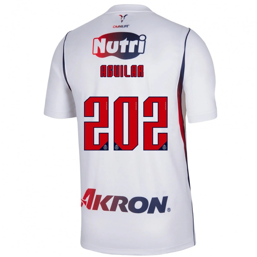 Danxen Mulher Camisola Erick Aguilar #202 Branco Azul Marinho Vermelho Alternativa 2026/27 Camisa