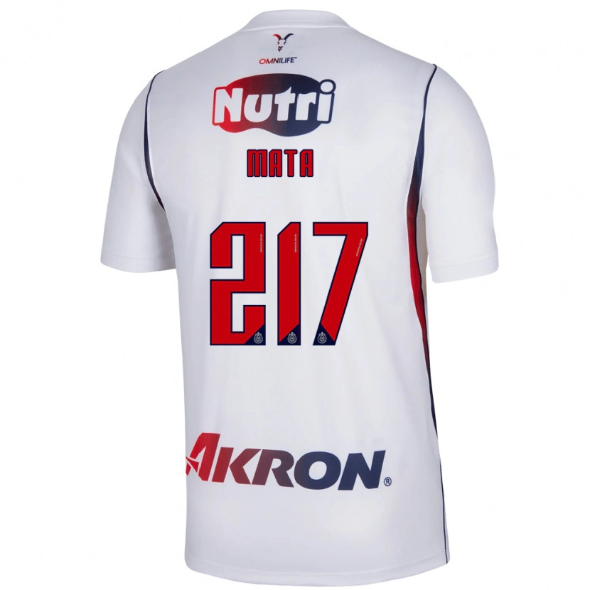 Danxen Mulher Camisola Hugo Mata #217 Branco Azul Marinho Vermelho Alternativa 2026/27 Camisa
