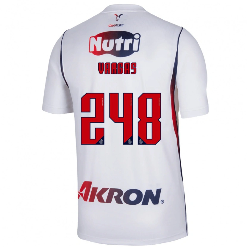 Danxen Mulher Camisola Uziel Vargas #248 Branco Azul Marinho Vermelho Alternativa 2026/27 Camisa