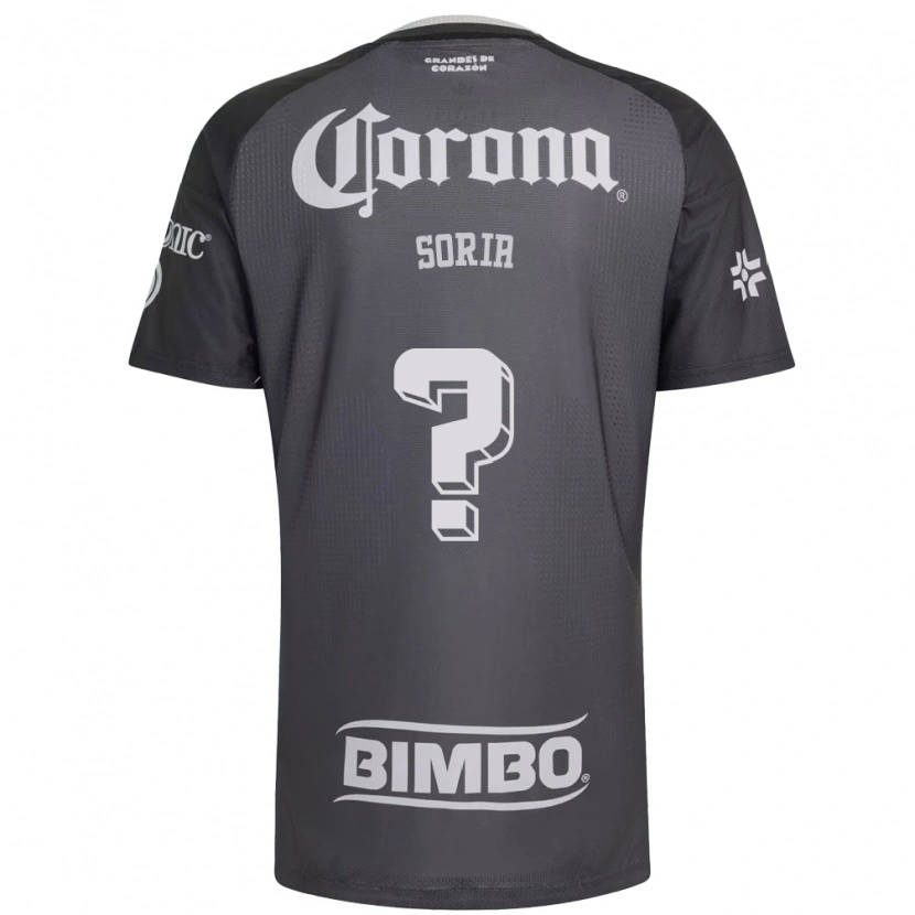 Danxen Mulher Camisola Xavier Soria #0 Cinza Branco Preto Alternativa 2026/27 Camisa