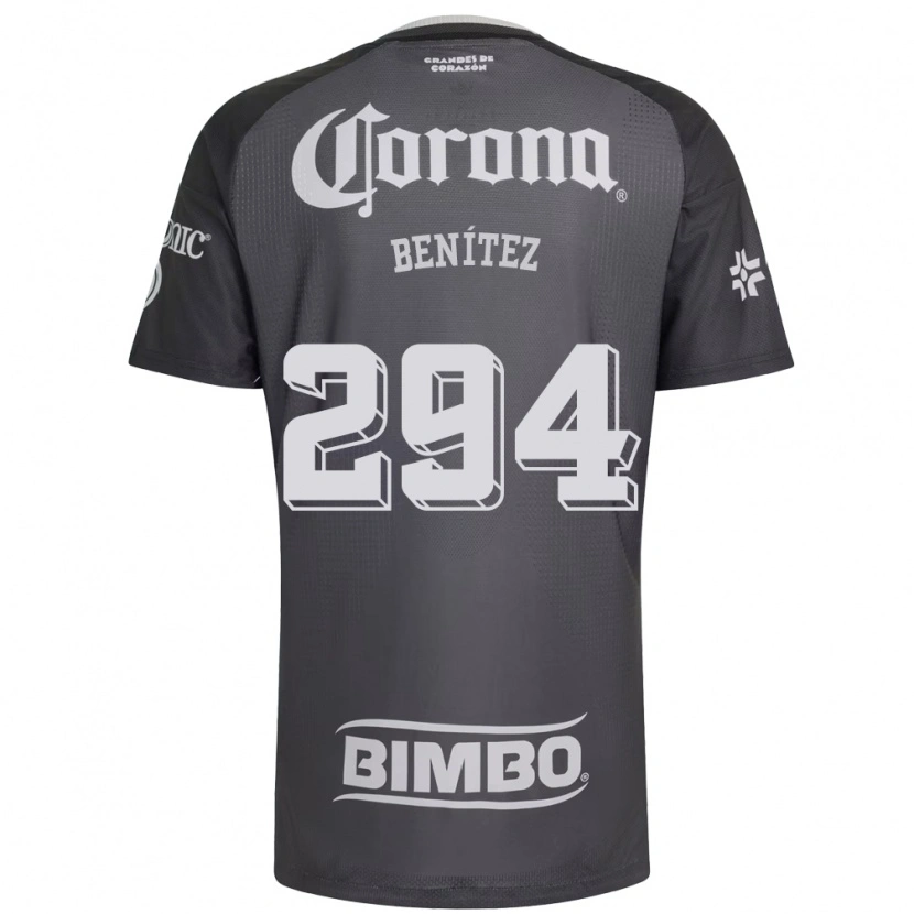 Danxen Mulher Camisola Roger Benítez #294 Cinza Branco Preto Alternativa 2026/27 Camisa
