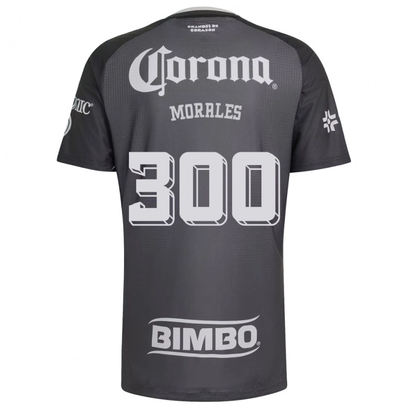 Danxen Mulher Camisola Jareth Morales #300 Cinza Branco Preto Alternativa 2026/27 Camisa