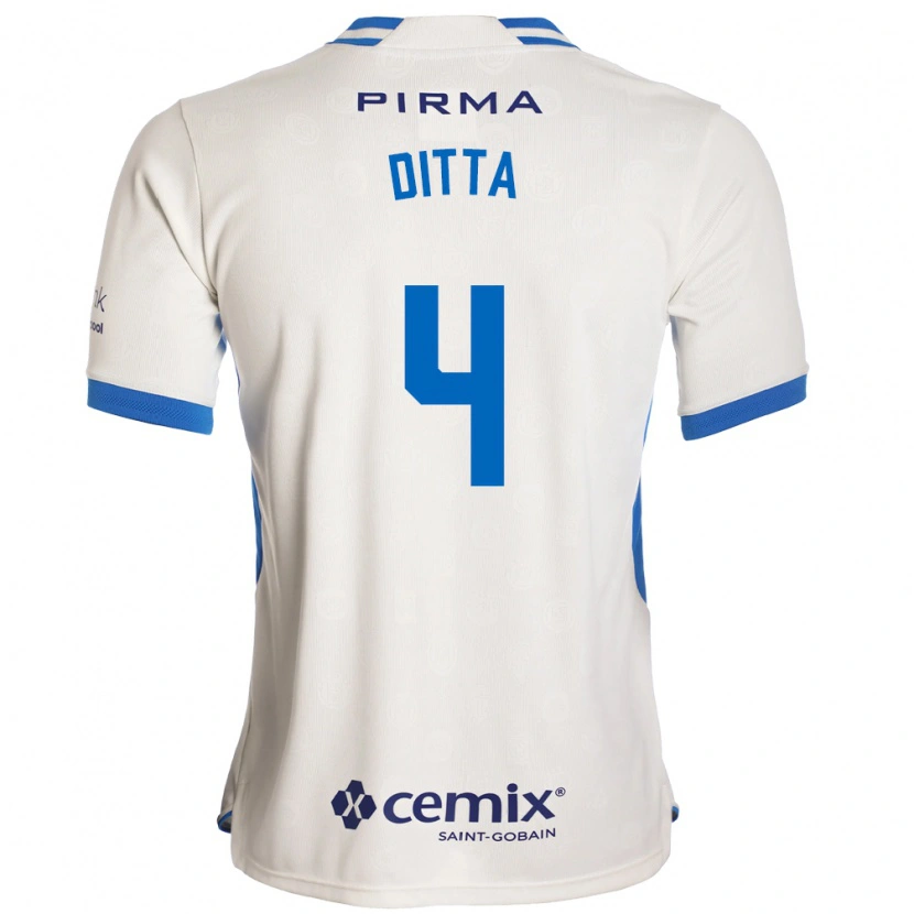 Danxen Mulher Camisola Willer Ditta #4 Branco Azul Vermelho Alternativa 2026/27 Camisa