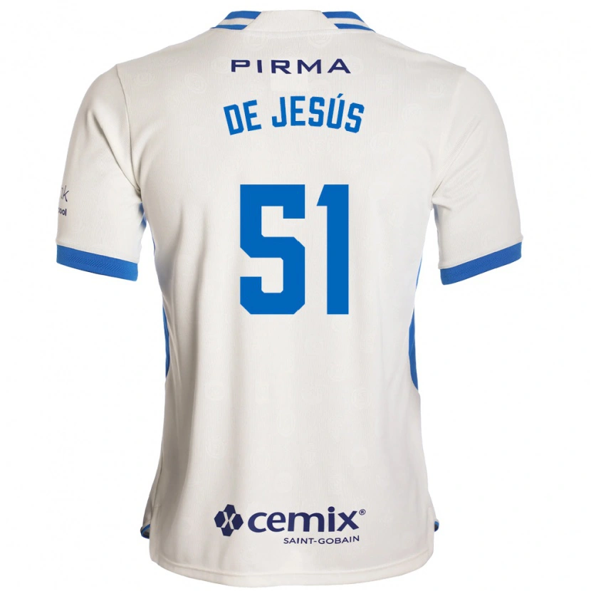 Danxen Mulher Camisola Luis De Jesús #51 Branco Azul Vermelho Alternativa 2026/27 Camisa