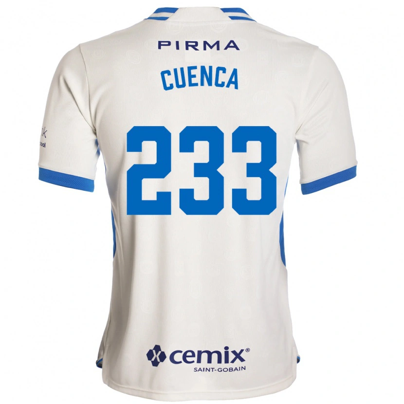 Danxen Mulher Camisola Yazziel Cuenca #233 Branco Azul Vermelho Alternativa 2026/27 Camisa