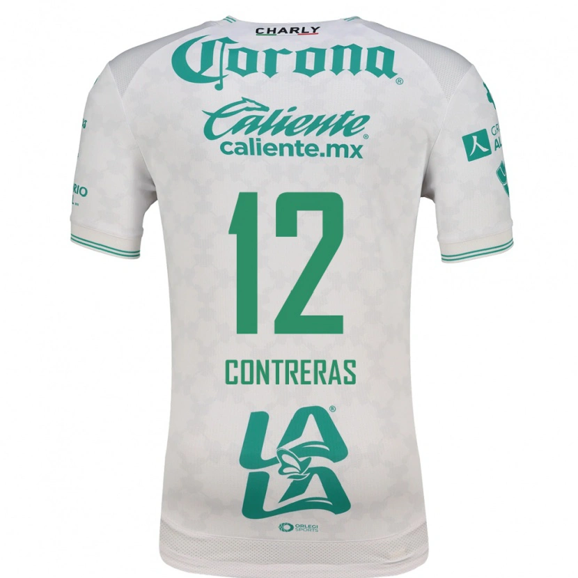Danxen Mulher Camisola Karol Contreras #12 Verde Claro Branco Alternativa 2026/27 Camisa