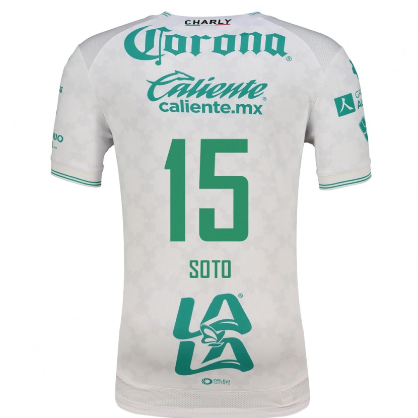 Danxen Mulher Camisola Stephanie Soto #15 Verde Claro Branco Alternativa 2026/27 Camisa